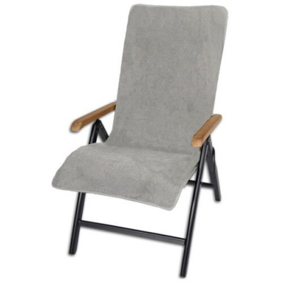 Husa pentru scaun Jemidi, 60 x 130 cm, Gri, Bumbac organic, 54895.25 foto