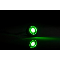 Lampa gabarit LED fi28 incastrabila verde FT-074ZIEL Fristom