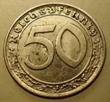 F.487 GERMANIA 50 REICHSPFENNIG 1938 F RARA, Europa, Nichel