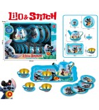 Set de Ceai din Aluminiu cu Tavă Stitch