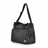 Geanta pentru mamici Mama Bag Stella Black, Cangaroo