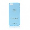 Husa Silicon Ultra Slim Albastra pentru Apple iPhone 5/5S