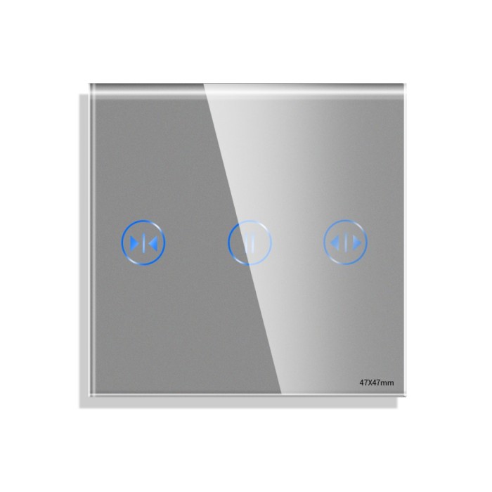 Panou Intrerupator Jaluzele cu Touch Mini din Sticla LUXION SmartElectro IntelligentHouse