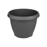 Ghiveci Flori din Plastic Antracit - Set de Cultură, CMCLASS