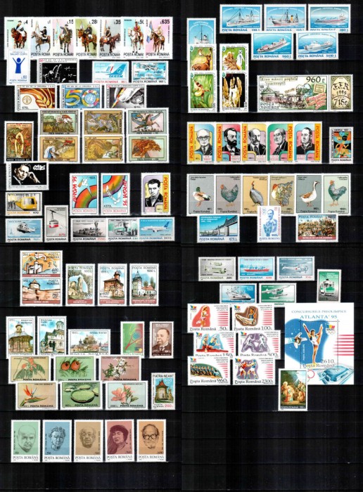 Romania 1995, AN COMPLET!!!, LP 1369 - 1399, 92 timbre + 1 bloc, MNH!