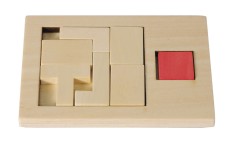 Joc din lemn Tangram foto