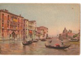 CPIB 16733 CARTE POSTALA - VENETIA, VENEZIA - CANAL GRANDE CHIESA DELLA, VECHE, Necirculata, Printata