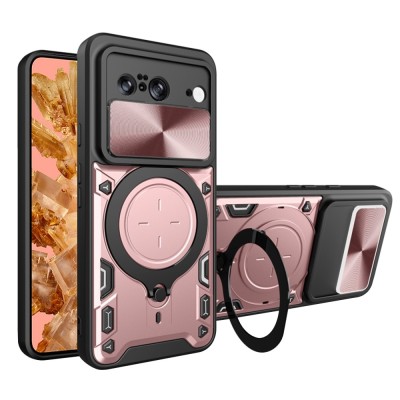 Husa Google Pixel 8 Techsuit CamGuard Pro, roz auriu foto