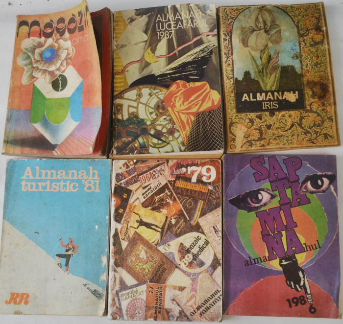 Lot 6 almanahuri - Almanah Magazin, Turistic, Saptamana, Sanatatii, Luceafarul