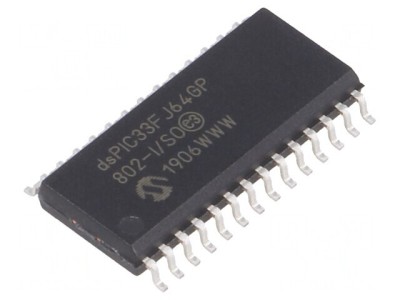 Microcontroler dsPIC 64kB 16kB SRAM SO28 3-3.6VDC foto