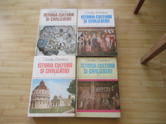 OVIDIU DRIMBA--ISTORIA CULTURII SI CIVILIZATIEI - 4 VOL. foto