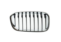 Grila masca fata BMW Seria 1 (F20), 05.2015-06.2019 model M-Sport, partea dreapta, crom, negru lucios,