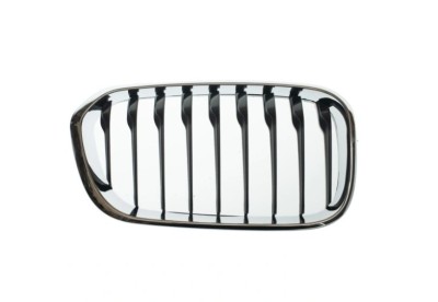 Grila masca fata BMW Seria 1 (F20), 05.2015-06.2019 model M-SPORT, partea dreapta, crom, negru lucios, foto