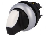 Comutator rotativ 22mm 2 poziții alb-negru fără IP66