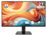 Monitor IPS LED MSI 27inch PRO MP275 E14L, Full HD (1920 x 1080), VGA, HDMI, Boxe, 144 Hz, 1 ms (Negru)