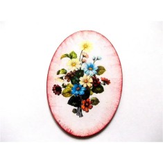 Magnet frigider model floral, magnet cu flori viu colorate 41263