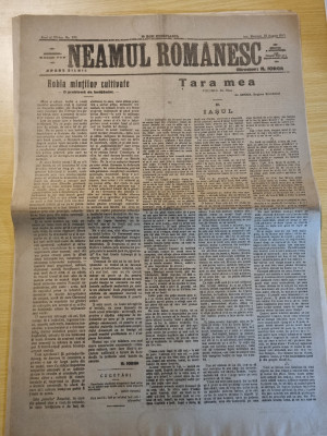 neamul romanesc 23 august 1917-text-tara mea-iasul de regina maria,primul razboi foto