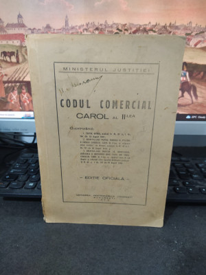 Codul Comercial Carol al II-lea, Ediție Oficială, Ministerul Justiției, 1940 060 foto
