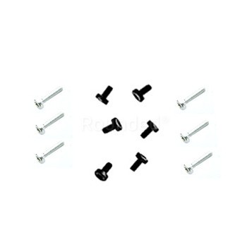 N96 Set șuruburi M1.6x4.3 gri și negru 12 buc