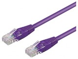Patch Cord Ethernet UTP Cat5e 3m Violet, Goobay