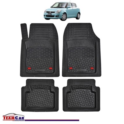 Covorase Auto TeamCar&amp;reg; Tip Tavita Compatibile Suzuki Swift Generatia III (2004&amp;ndash;2010) Negru Material Rezistent foto