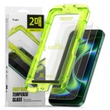 Folie de protectie Ecran Ringke Easy Slide pentru Xiaomi 17 Ultra, Sticla Securizata, Full Glue, Set 2 bucati