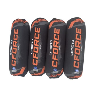 Protectie amortizor CF Moto CForce negru cu portocaliu foto