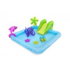 Piscina gonflabila&nbsp;pentru copii,&nbsp;de joaca, cu tobogan,&nbsp;239x206x86 cm, Bestway&nbsp;Fantastic Aquarium