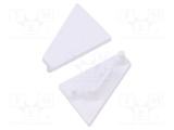 Obturator LED alb pentru profile 20 buc ABS GEN2 CORNER14 TOPMET