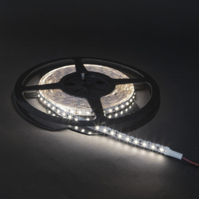 Banda LED Autoadezivă 5m, 120 LED-uri, Lumina Alb Rece, 6000K, Consum Redus 9.6W/m - Iluminare Ideală pentru Reclame, Bucătării, Vitrine foto