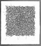 Cumpara ieftin Bogdan Tanase Marinescu - Melanj monocrom, semnat, 2023, Nonfigurativ, Cerneala, Miniatural