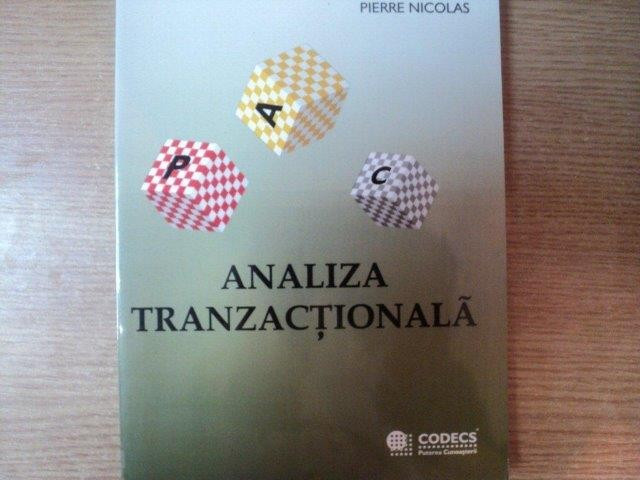 ANALIZA TRANZACTIONALA de ALAIN CARDON , VINCENT LENHARDT , PIERRE NICOLAS