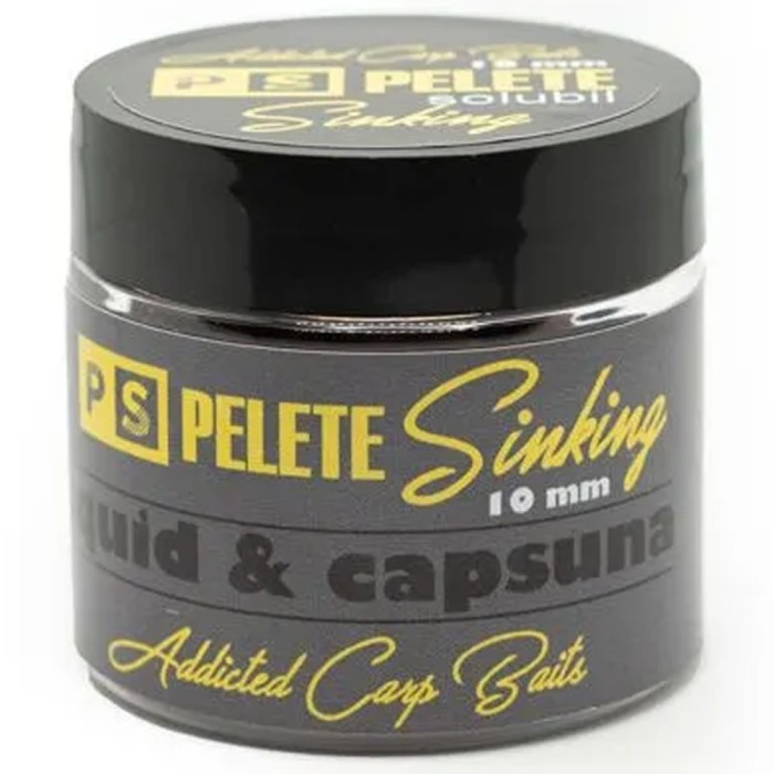 Pelete Solubile Addicted Carp Baits Sinking Dumbell, Squid &amp; Capsuna, 10mm