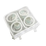 Sac de spalat incaltaminte pentru masina de spalat, rezistent, 28x24.5x8 cm, alb, Oem