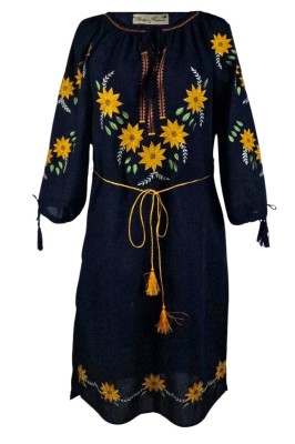 Rochie dama casual RDF, bleumarin , marimea M foto