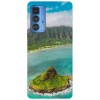 Husa compatibila cu Motorola G20 model Small island, Silicon, TPU, Viceversa, Transparent, Carcasa