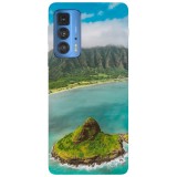 Husa compatibila cu Motorola G20 model Small island, Silicon, TPU, Viceversa, Transparent, Carcasa
