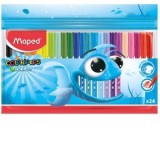 Carioci Maped Color&amp;amp;rsquo;Peps Ocean, 24 culori/set