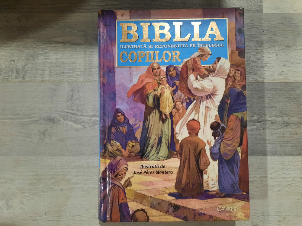 Biblia ilustrata si repovestita pe intelesul copiilor | Okazii.ro