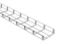 Canal cablu metalic 150x50mm din sarma mesh galvanizat lungime 2m jgheab pentru trasee electrice, ARKYS