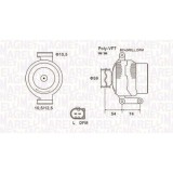 Alternator Ford Transit Box (Fa), Transit Bus(Fd , Transit (Fm ; Land Rover Defender Convertible (L316), Defender Pickup (L316), Defender Station Wag