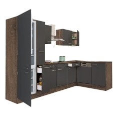 Unitate de bucătărie de colț Yorki 310 cu congelator inferior și frigider