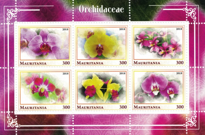 MAURITANIA 2018 - Orhidee [2] / colita MNH