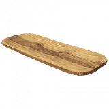 Tava lemn cires 5 compartimente 66x26cm Zilan EXT 10714