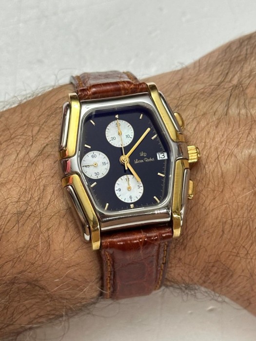 CEAS LUCIEN ROCHAT - KRON - Auto - Aur/Otel - 17g. de aur + Cutie + Acte !