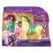 Unicorn academy set unicorn leaf si papusa ava