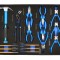 Set de clesti, ciocane si accesorii, 16 bucati, Geko G10833F