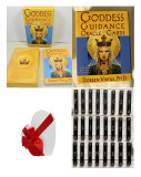 Carti tarot Goddess Guidance Oracle+ cartea in limba romana+cadou set de rune, LEGO