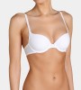 TPH624-2 Sutien simplu cu burete si armatura Tell Me, Cu burete subtire, alb, 65