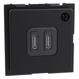 Priza USB 2M Tip C alimentare dubla 30W Living Now Bticino K4293CC